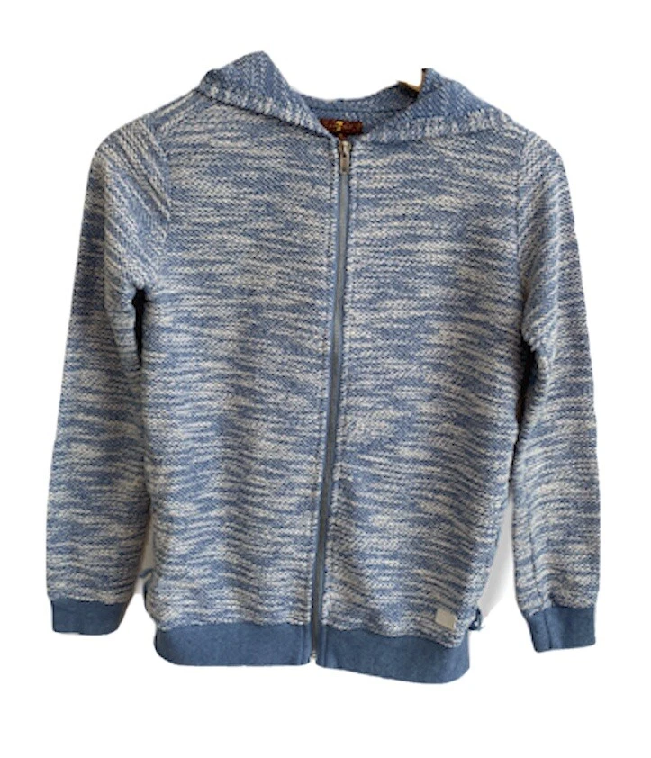 7 适合全人类粉色女孩毛衣拉链连帽衫 XL 系带侧口音 -J — 第 2/4 张图片