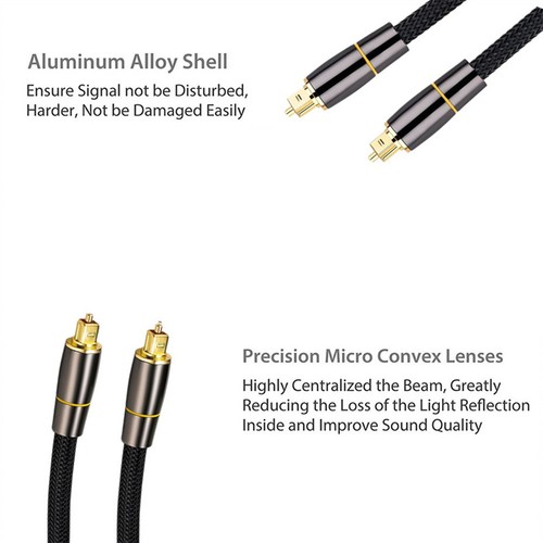 Audio Connection Cable Multi-functional Audio Transfer Audio Fiber Optic Cable - Afbeelding 6 van 11