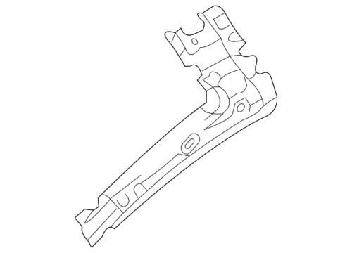 Soporte del pilar A para Ford Mustang 2006-2014 (P/N 5R3Z-5802509-AA)