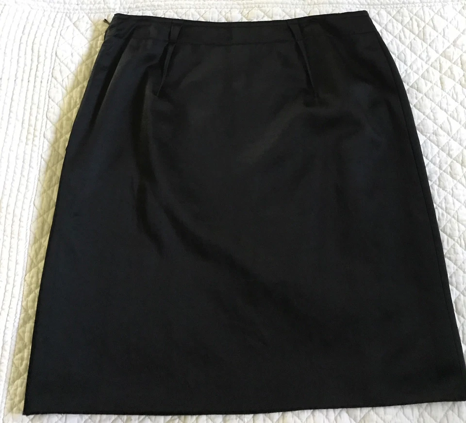 Falda Lanvin Negra Larga Media Talla 54 EE. UU. 8 NUEVA CON ETIQUETAS $1090 De Barneys New York Foto 2 de 4