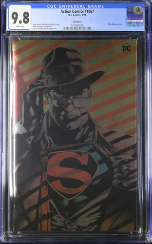 Action Comics #1067 Foil Variant CGC 9.8 Eddy Barrows NM/M  DC 2024 Superman 