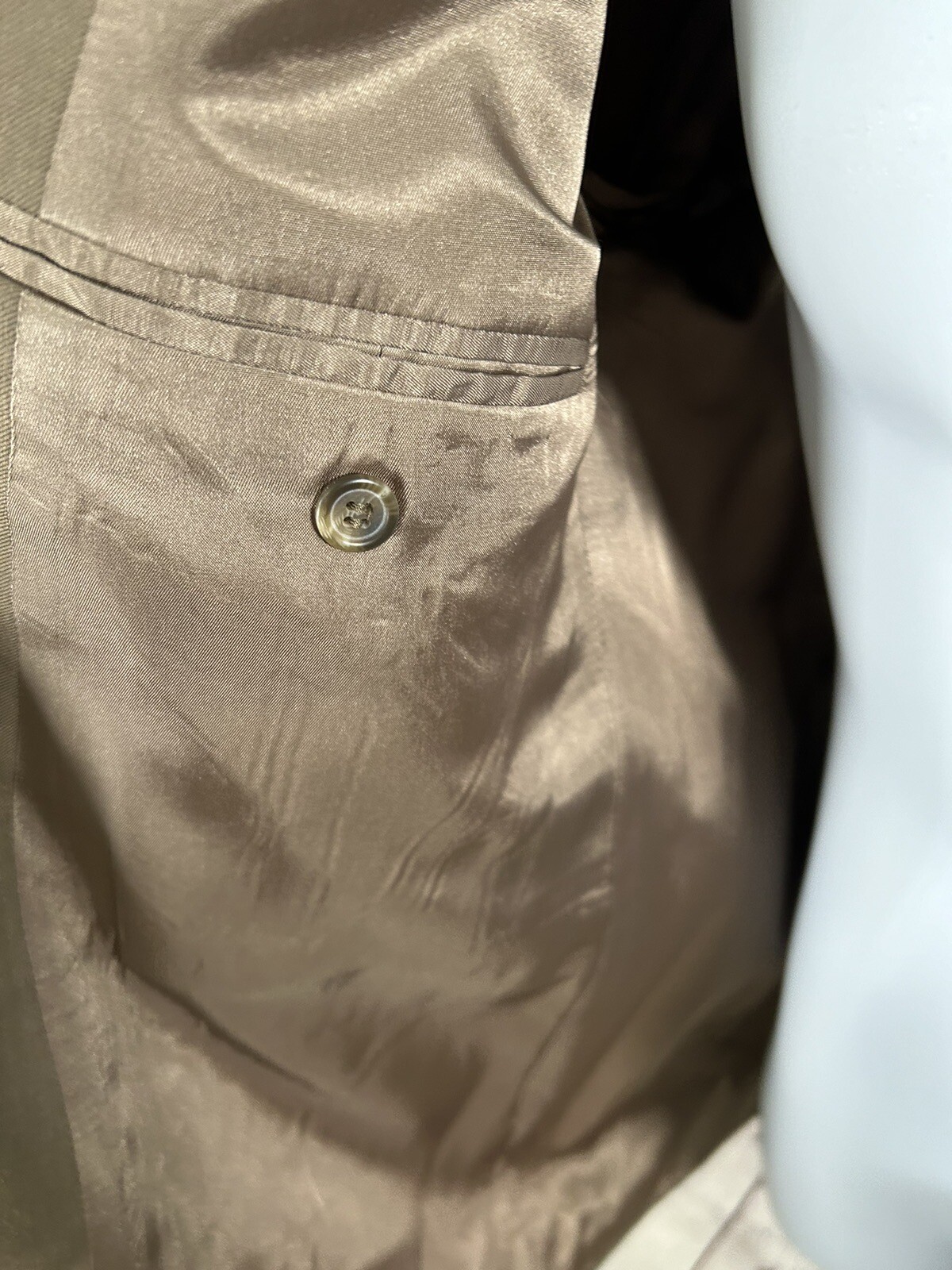 Chaps 1978  100% Wool Solid Brown 2 Button Sports… - image 5