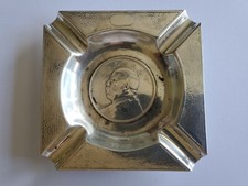 1920 CHINA YUAN SHI KAI STERLING SILVER COIN ASHTRAY WITH HALLMARK