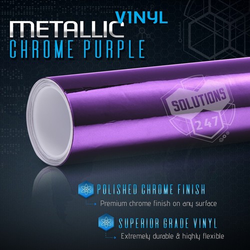 Chrome Mirror Vinyl Wrap Sticker Decal Sheet Roll Air Bubble Free Large Projects - Picture 9 of 9