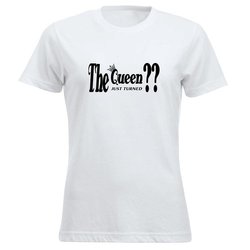 T-Shirt Queen Just Turned Years personalisiert Geburtstagsgeschenke für Frauen personalisiert - Bild 11 von 12