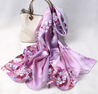 【eL×ONE】Flower Large Scarf Amazon.com: db11 Pack of 4 Chiffon Floral Scarf for Women