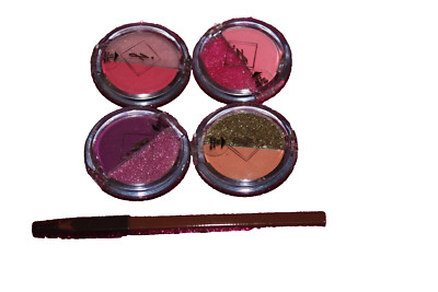 LOT/4 JORDANA LIP DAZZLE SHIMMER GLOSS & SHINY LIPCOLOR #02,03,04,06 + GIFT 