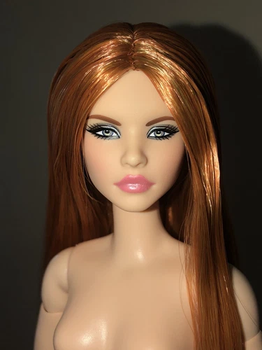 Barbie Signature Looks #20 Made to Move Body Redhead Red Hair 2024 MTM Nude Doll