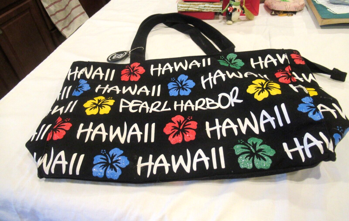 Robin Ruth Hawaii Pearl Harbor purse black, red, and white