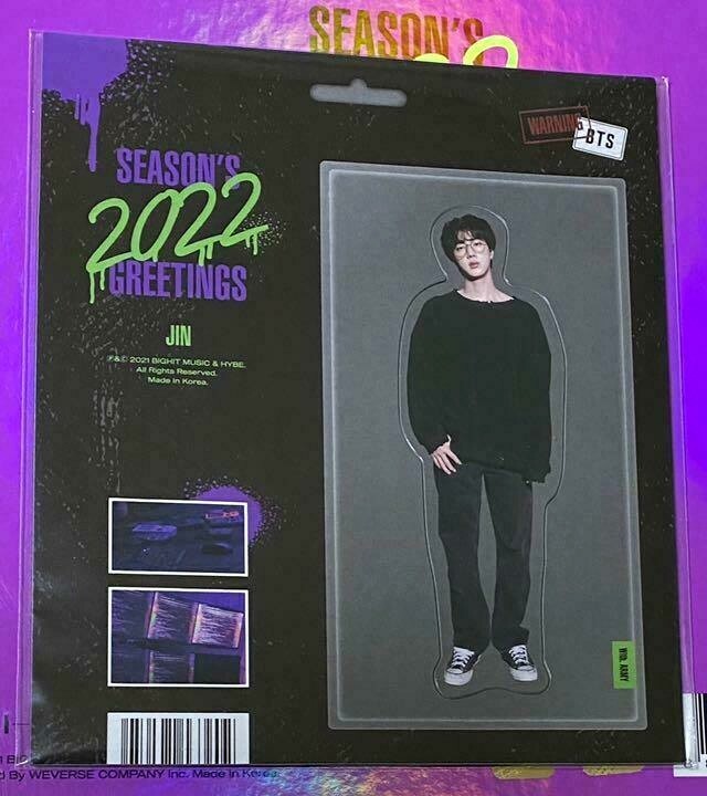 BTS 2022 Season's Greetings official Paper Magnet Set | eBay