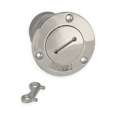 Edelstahl Tankstutzen Einfüllstutzen Tankdeckel Benzin Ø 50 mm abschließbar