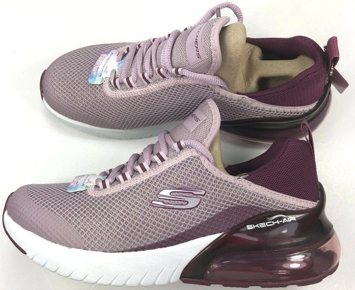 walgelijk Pijler Verdwijnen Skechers Skech-Air Stratus/Womens Air-Cooled Memory Foam/ Sparkling Wind/  Mauve | eBay