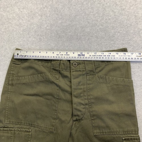 Slama-Wien Österreichisches Bundesheer grün 01 Heereseigentum Feldhose Cargo Vintage Y2K 33x27 - Bild 8 von 12