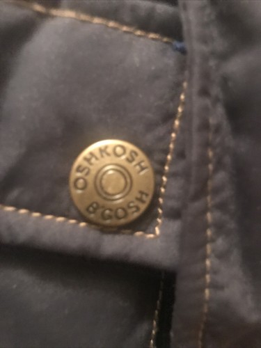Boys OSHKOSH Warm Insulated Jacket Size 4 Hooded With Logo Very Hoof Conditions - Picture 6 of 7