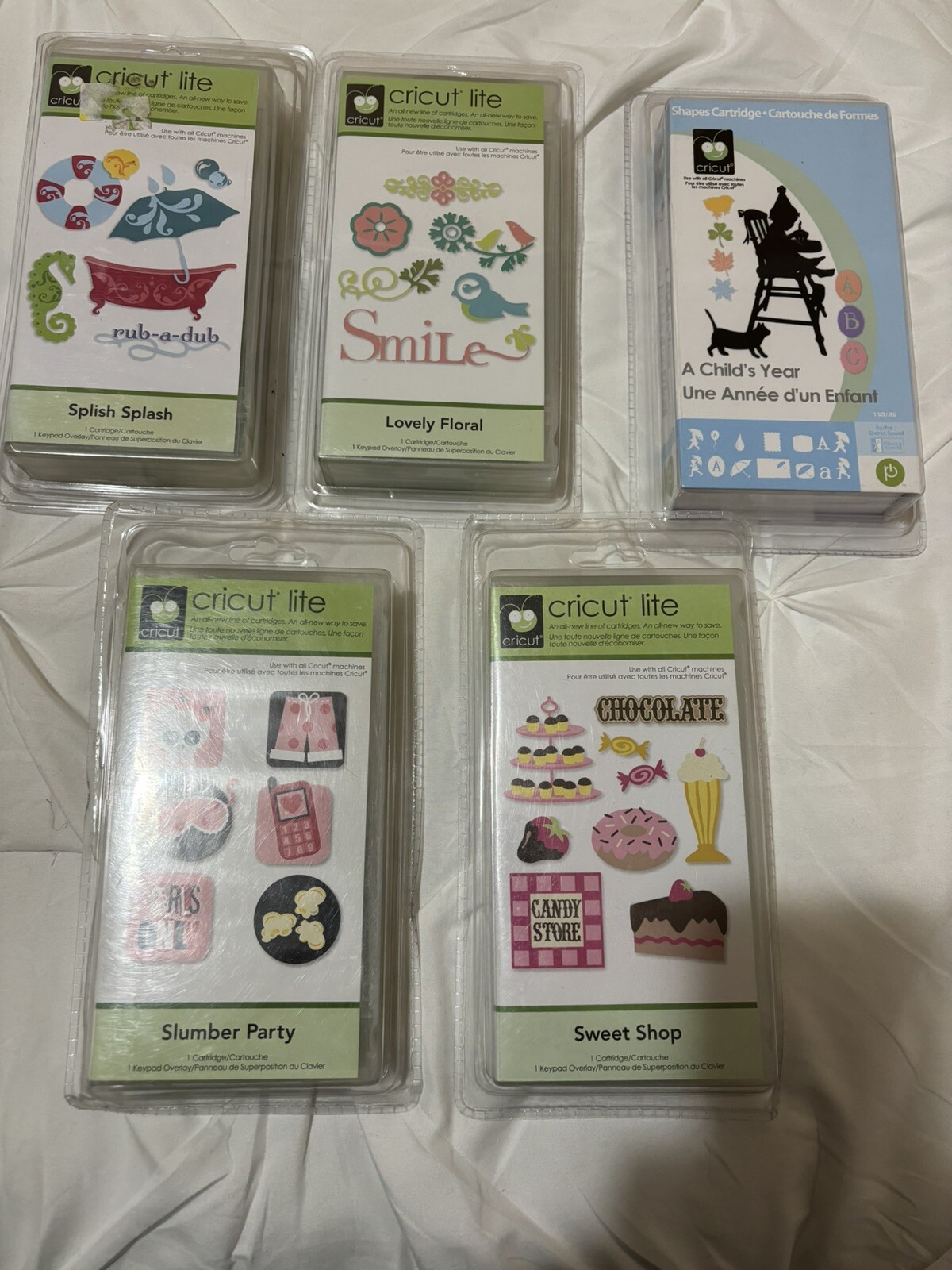 cricut expression cartridge lot 5 Brand New Cartridges eBay