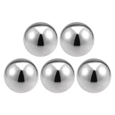 80mm Dia 304 Stainless Steel Hollow Cap Ball for Handrail Stair Newel Post 5pcs