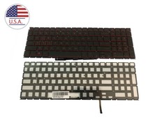 New HP 15-dh1054nr 15-dh0015nr 15-dh1059nr 15-dh1019nr Backlit Keyboard Black