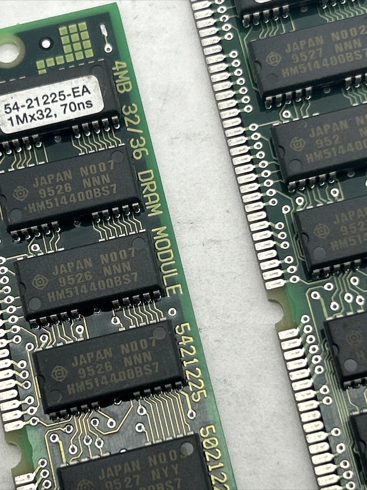 2x 4MB 72-Pin (8MB) Fast Page Non-Parity 1X32 SIMM RAM Memory Mac PC Unix Apple - Image 4 of 4