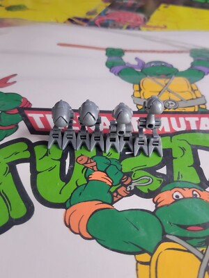 Mega Bloks Teenage Mutant Ninja Turtles TMNT Mini Figure Mouser Lot Of 4