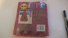 Mesh Bag. Bright Colors. Two Handles and Draw String Closure. New.