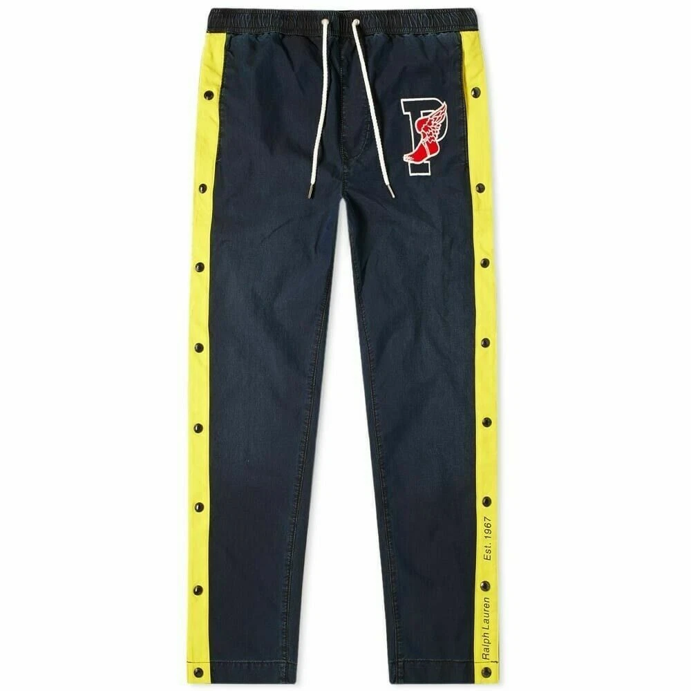 Polo Ralph Lauren Track Pants Stadium P Wing 1992 Denim RARE NWT