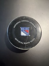Will Butcher 2021 Goal Scored NHL Hockey Puck - NJ Devils at NY Rangers