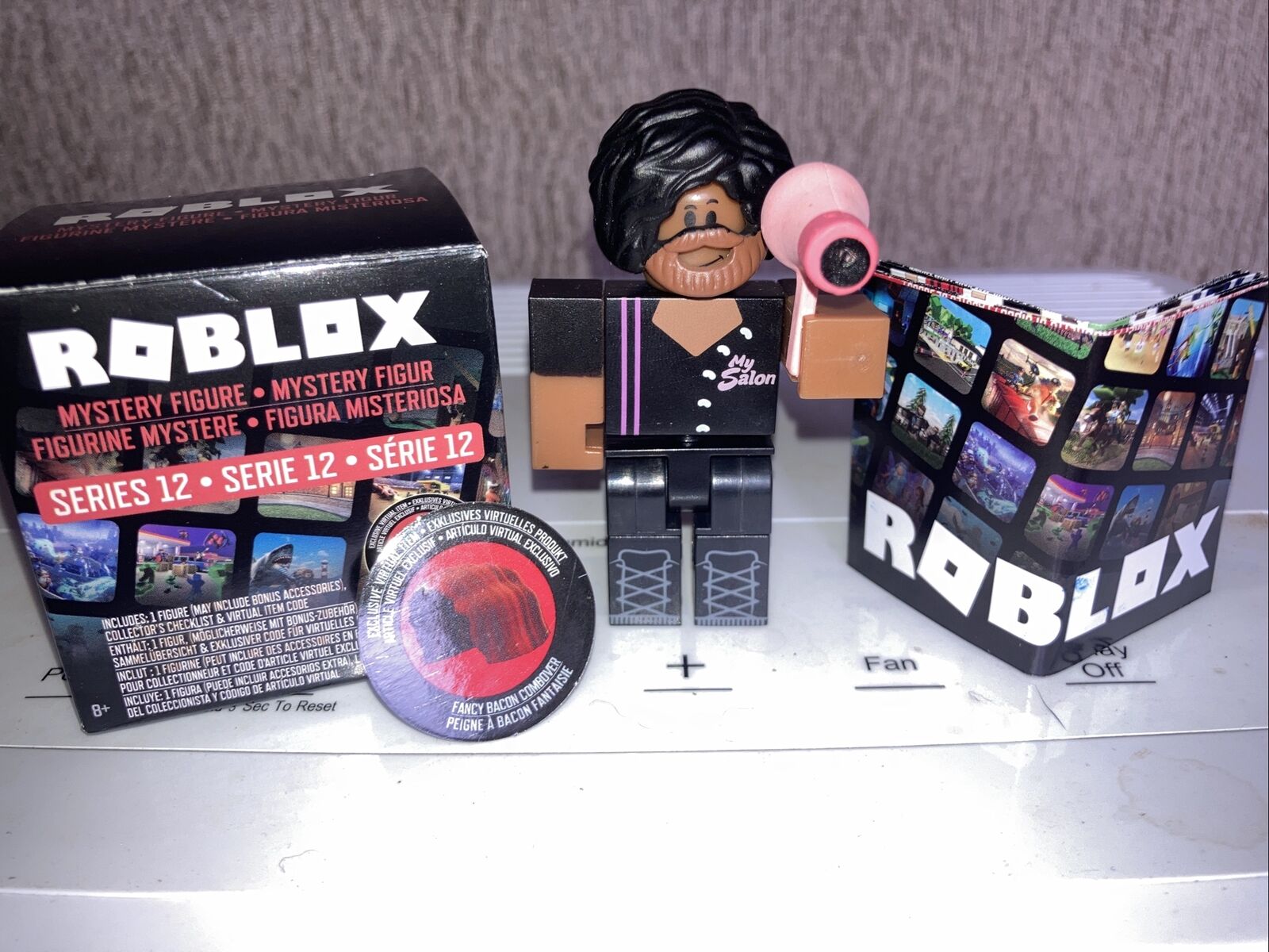 Roblox Series 12 MY SALON: MARQUISE Figure w/ FANCY BACON COMBOVER Code