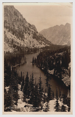Nada Lake Leavenworth Washington ET Evans RPPC WA  Postcard