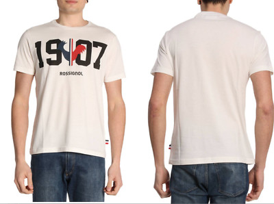 Rossignol Homme 1917 Chamonix Imprimé Coton de Luxe Fashion T-Shirt Haut XL