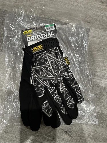 Gants de travail originaux Supreme Mechanix taille XL clou noir SS20