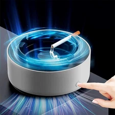 2 in 1 Air Purifier Ashtray Multifunctional Smokeless with Filter,Ashtrays for C