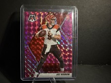 Joe Burrow Panini 2020 Pink Mosaic Rookie Card #201. rookie card picture