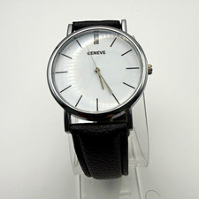 Geneve Quartz Analog Dress Watch White Dial S...
