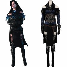 Wild Hunt Yennefer Cosplay Costume Top Skirt Outfits Halloween Dress Full Set
