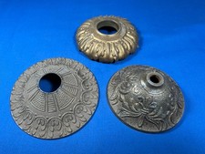 Vintage Light Fixture Canopies, Collars ~ Brass, Restoration Parts, RePurpose