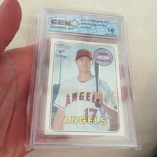 2018 Topps Heritage High Number Rookie #600 GEM Grading 10 Shohei Ohtani Angels