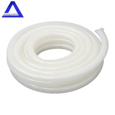1" ID 1-19/64" OD - 50 ft Braided Clear PVC Tubing, Working Pressure 10 Bar