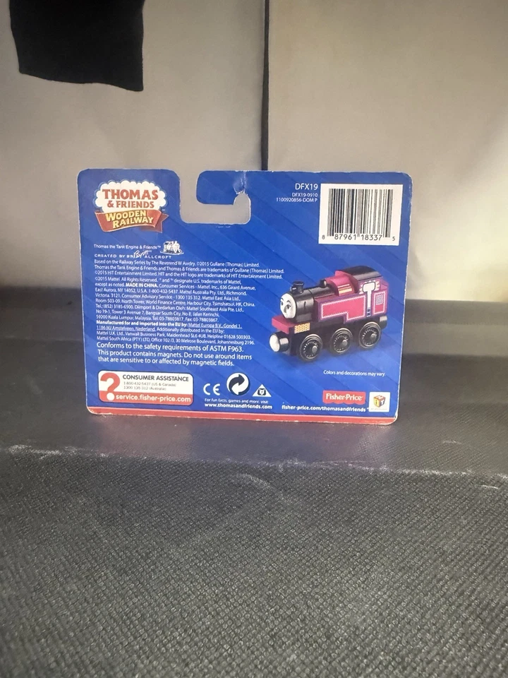 ASHIMA Thomas el Tren y Amigos Ferrocarril de Madera DFX19 Madera Real ¡NUEVO! Foto 2 de 3