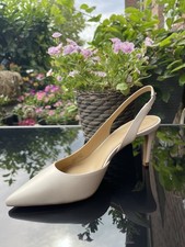 Michael Kors Damen Slingback Pumps Beige Lede...