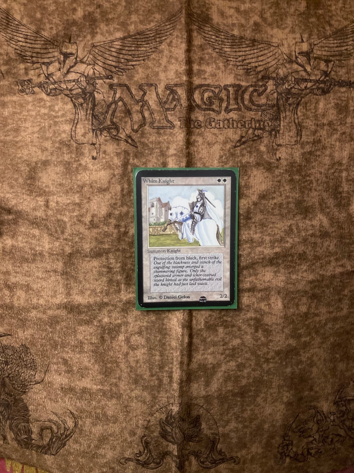 White Knight Alpha Edition Magic the Gathering MP condition