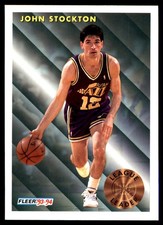 John Stockton / Clyde Drexler 1991-92   NBA READ FREE SHIPPING AutographDen