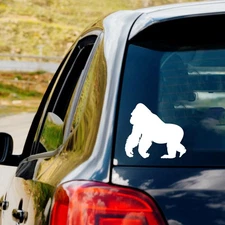 Gorilla Vinyl Decal Sticker Car Truck Window Laptop Water bottle Ape