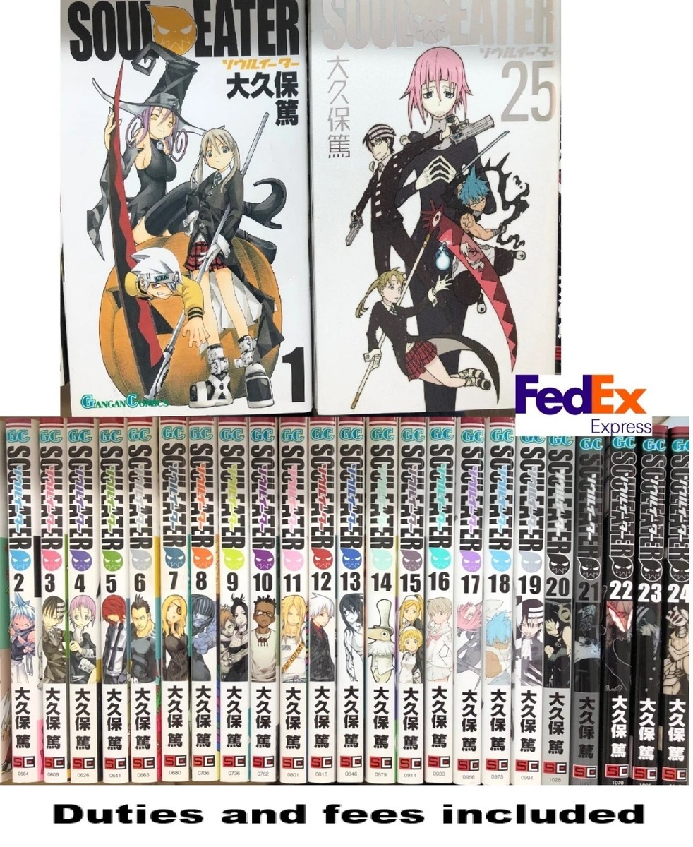 Soul Eater Vol.1-25 Set complete Manga comics Japanese version