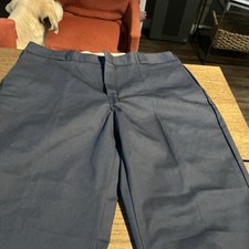 Dickies 874 Size 42X30 Blue Original Fit Work Pants Flex Comfort Workwear NWT