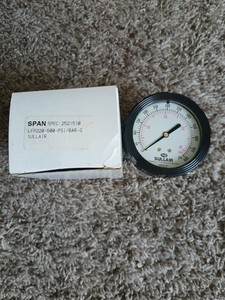 Sullair 0-600 PSI 0-41.4 Bar Air Compressor Pressure Gauge Part #2521510 New