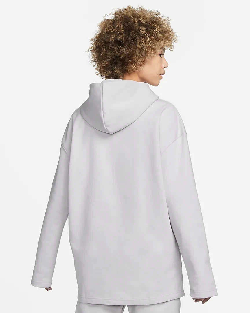 SACAI Nike maglione donna cappuccio oversize scollo a imbuto felpa DR7844 511 sport nuovo XS