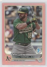 2022 Topps Series 1 1st Edition Hot Pink 6/10 Mitch Moreland #42 02u3