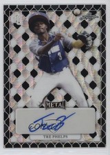 2022 Leaf Perfect Game National Showcase Black Wave 5/5 Tre Phelps Auto 0j81