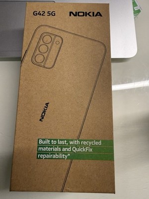 Nokia G42 5G So Grey 128GB + 6GB Dual-Sim Factory Unlocked SIMFree NEW