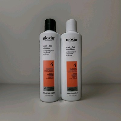 Nioxin Pro Clinical #4 Scalp + Hair Shampoo &  Conditioner, 10.1 oz each SEALED